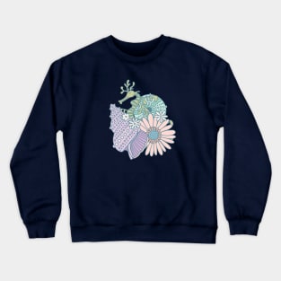 Sea Dragons Sea Shell Garden Crewneck Sweatshirt